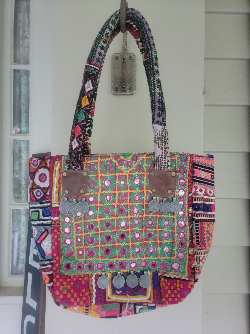 artisan banjara Zari Ethnic handmade Embroidered Repurposed Patchwork bag